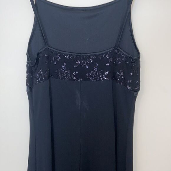 I.N. SF Long Black Dress Size: M - Picture 5 of 7